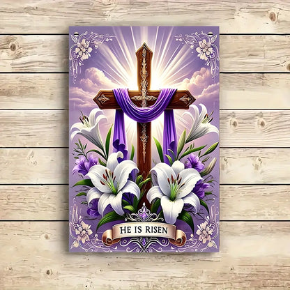 Shineful 2D Metal Sign Cross of Hope