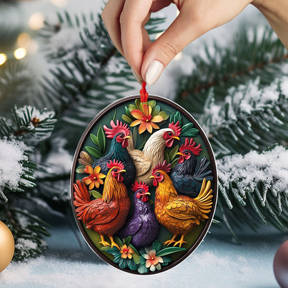 Shineful 2D Acrylic Ornament Countryside Gathering