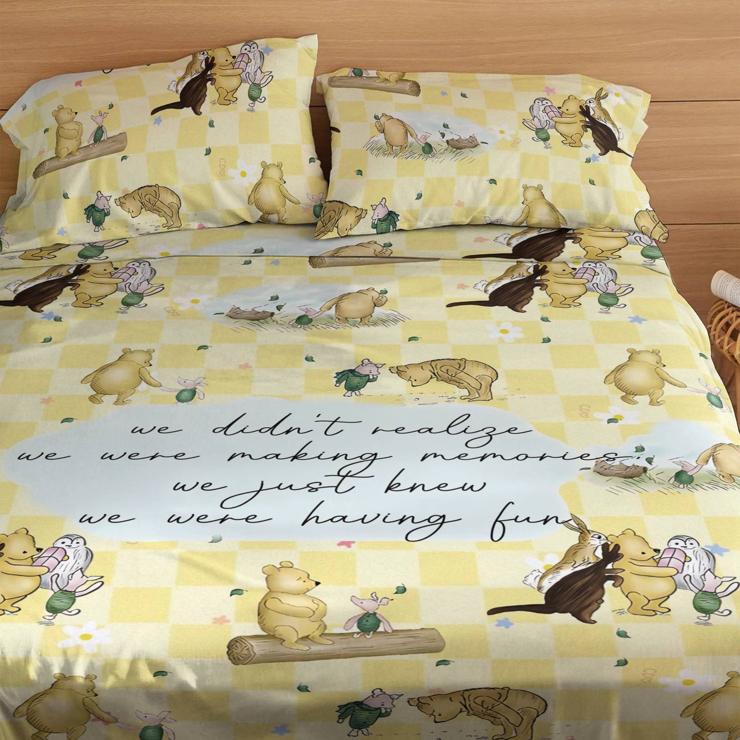 Shineful 4-Piece Bed Sheet Set Having Fun