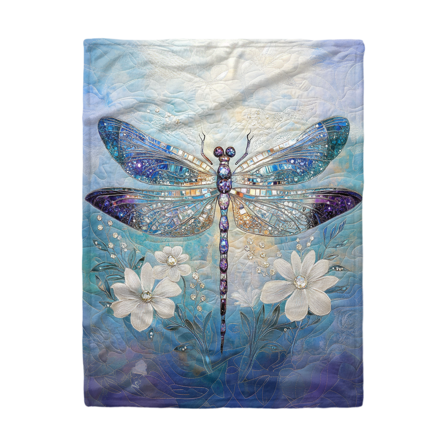 Shineful Fleece Blanket Crystal Wings Symphony