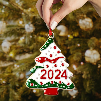 Shineful Personalized 2D Acrylic Ornament - 2024 Christmas Tree