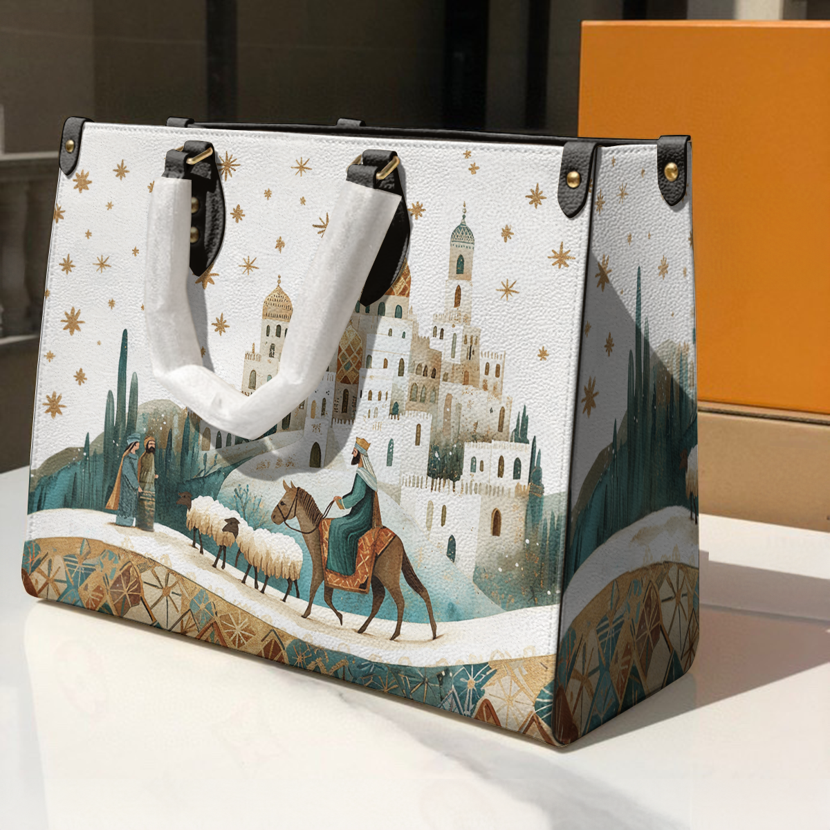 Shineful Leather Bag Starry Bethlehem Journey