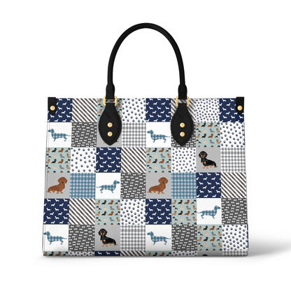 Sac en cuir brillant Dachshund Delight