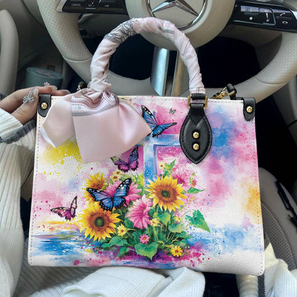 Shineful Leather Bag Charming Flowers Hope