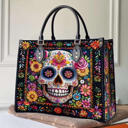 Shineful Leather Bag Calavera Floral Dreams