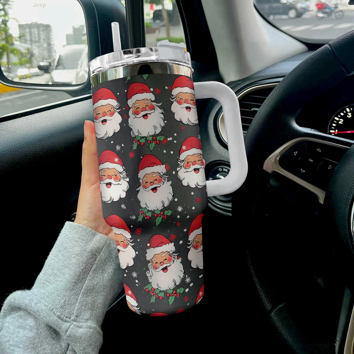 Shineful Tumbler Ho-Ho-Holiday Santa Christmas