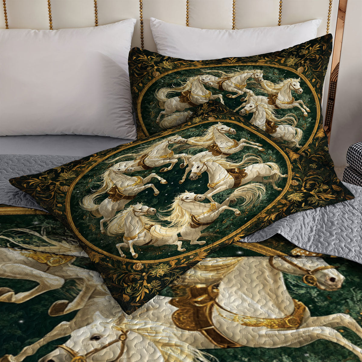 Shineful All Season Quilt 3-Piece Set Wild Freedom