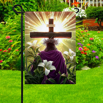 Shineful Garden Flag 12" x 18" Crown of Thorns