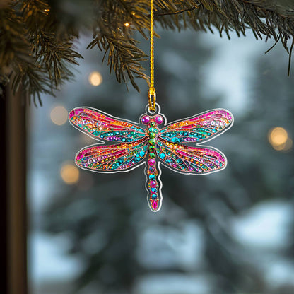 Shineful 2D Acrylic Ornament Sparkling Dragonfly Collection