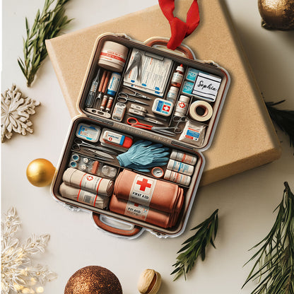 Shineful Personalized 2D Acrylic Ornament - Nurse's First Aid Kit