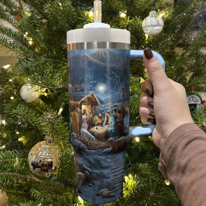 Shiny Tumbler Weihnachtskrippe Heilige Nacht