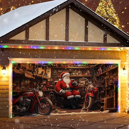 Shineful Garage Door Banner Decoration - Christmas Crafts in Santa’s Workshop