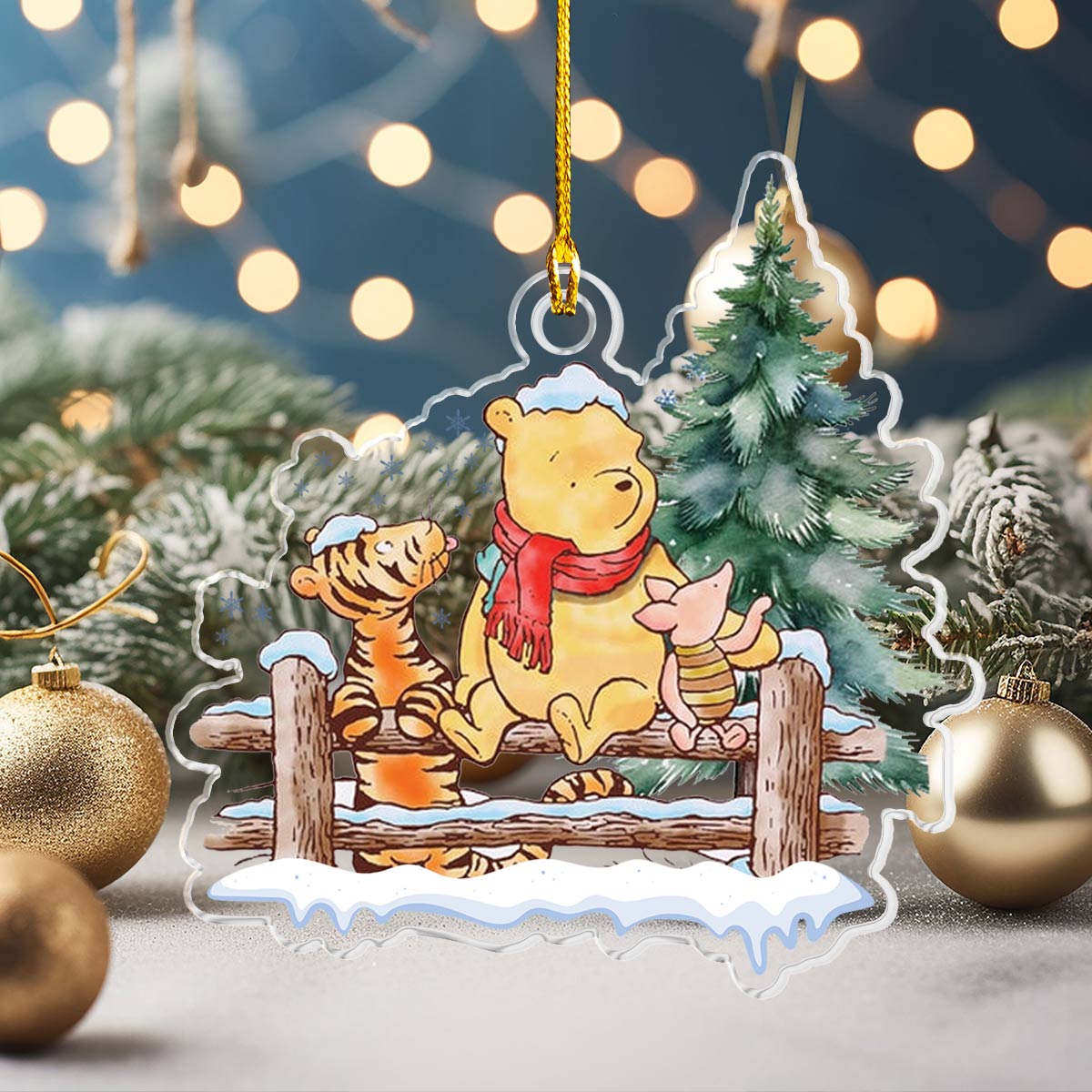 Shineful Acrylic Ornament Winter Friends