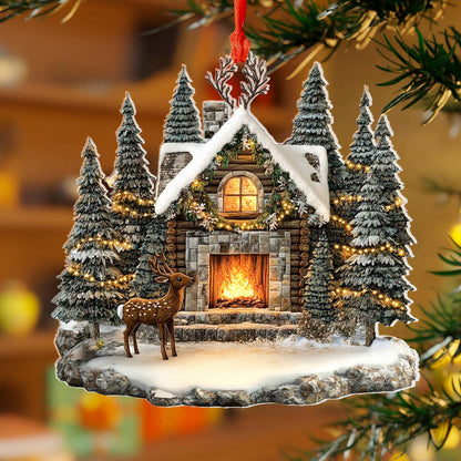 Shineful Acrylic Ornament Peaceful Christmas