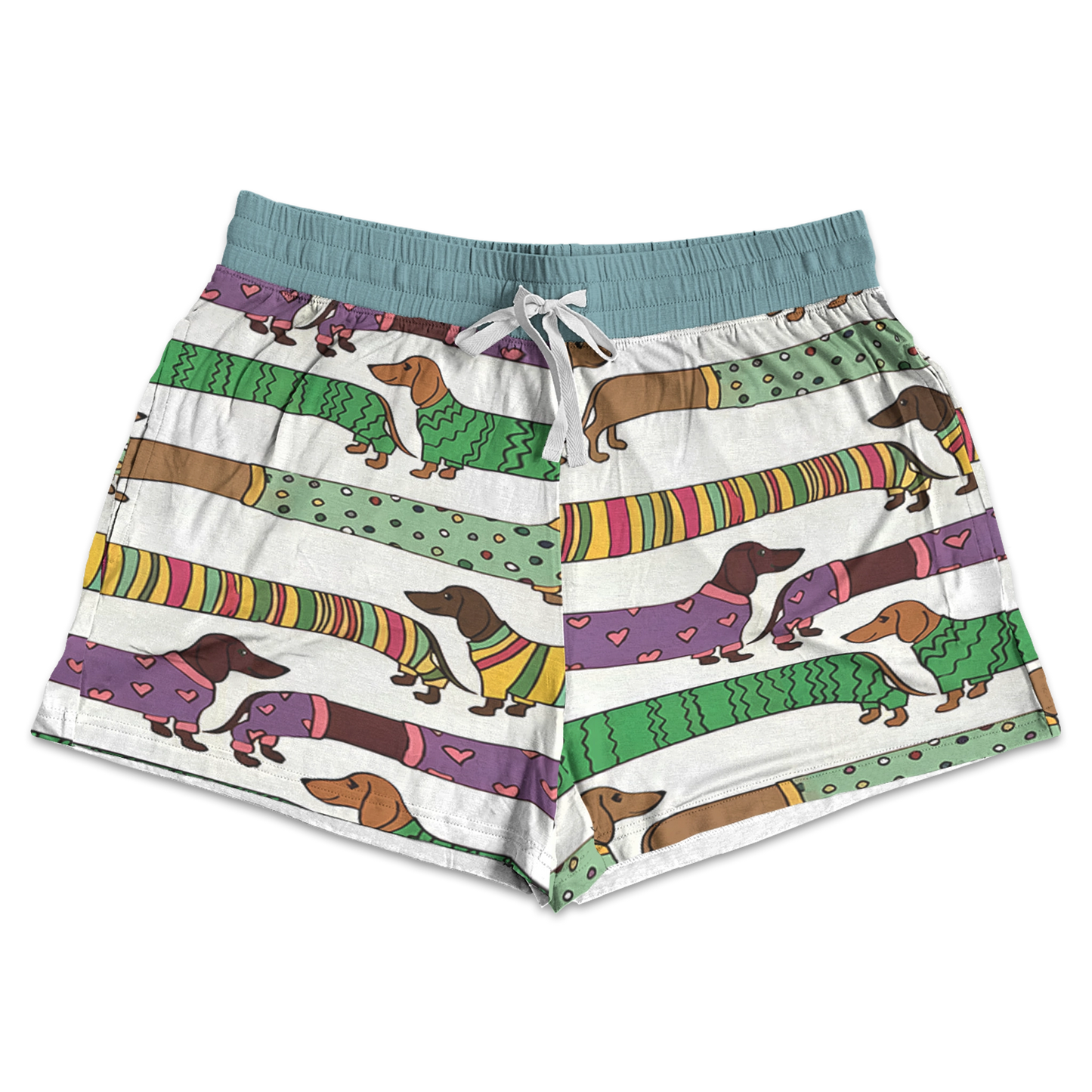 Shineful Pajama Shorts Cute Dachshunds