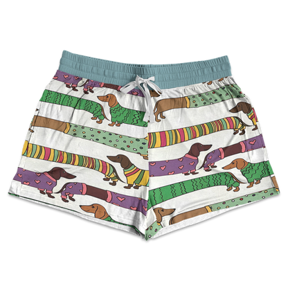 Shineful Pajama Shorts Cute Dachshunds