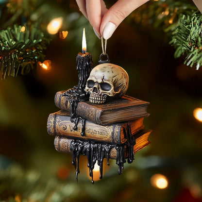 Shineful 2D Acrylic Ornament Mystic Skull & Candle