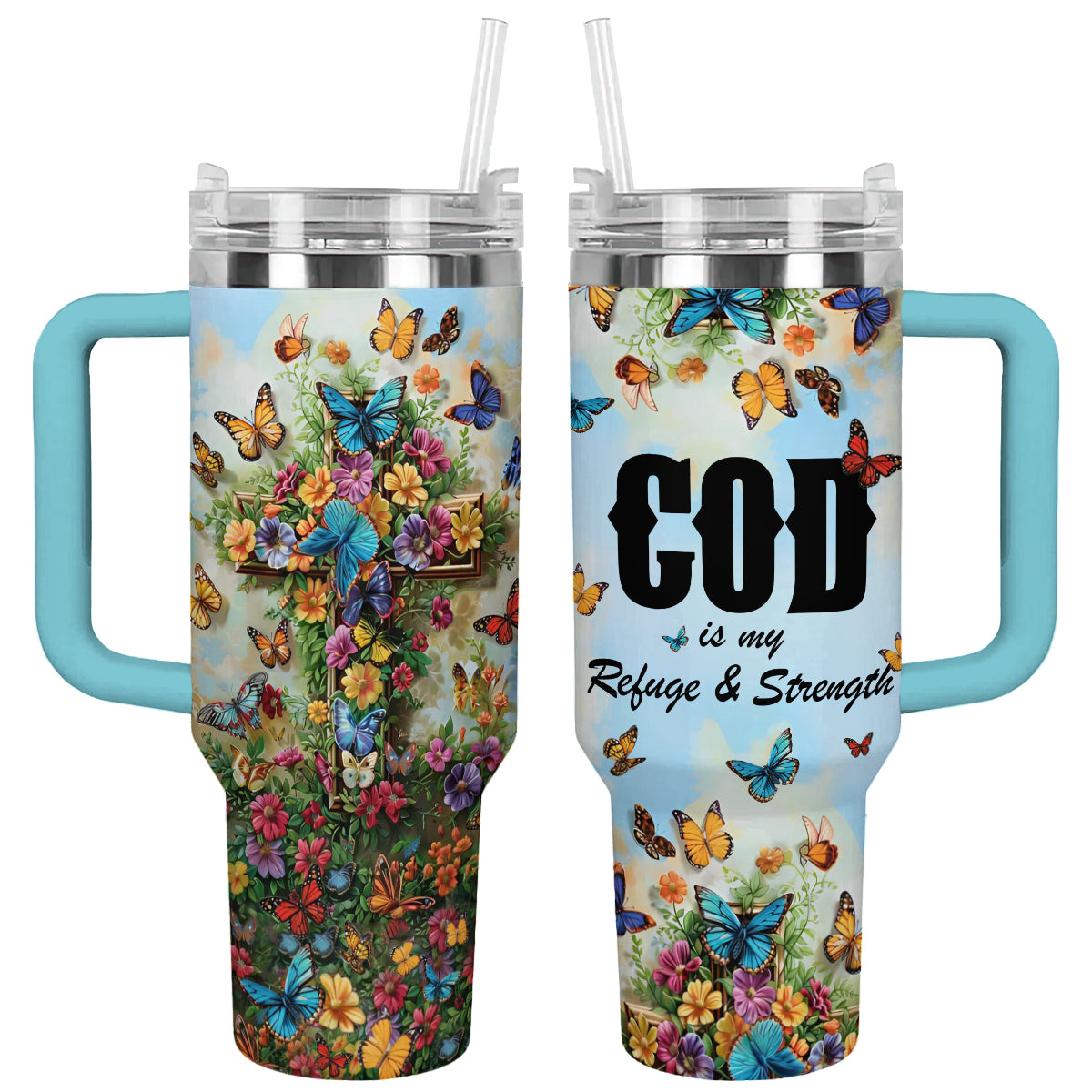 Shineful Tumbler Butterfly Divine Serenity