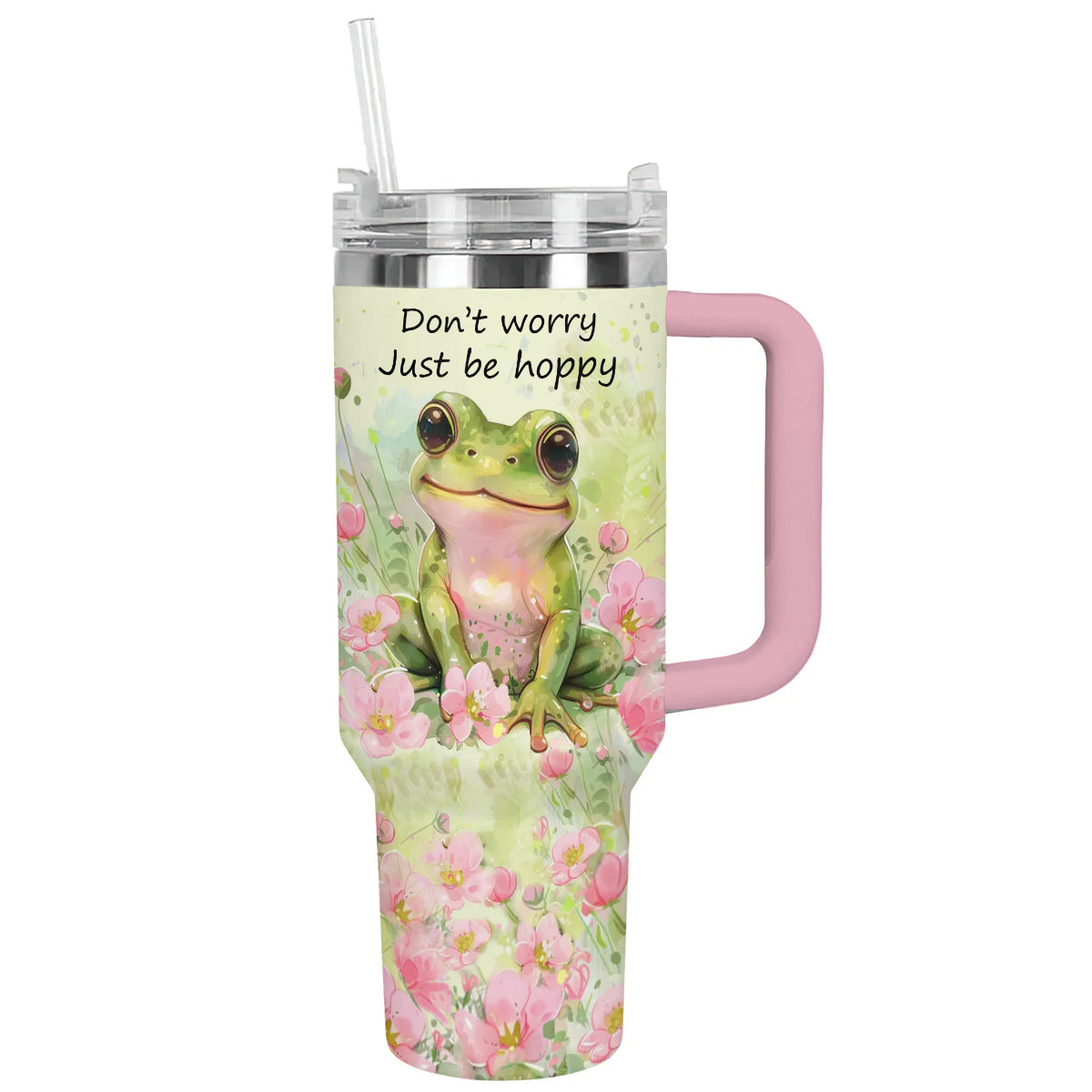 Shiny Tumbler Hoppy Frog Serenity