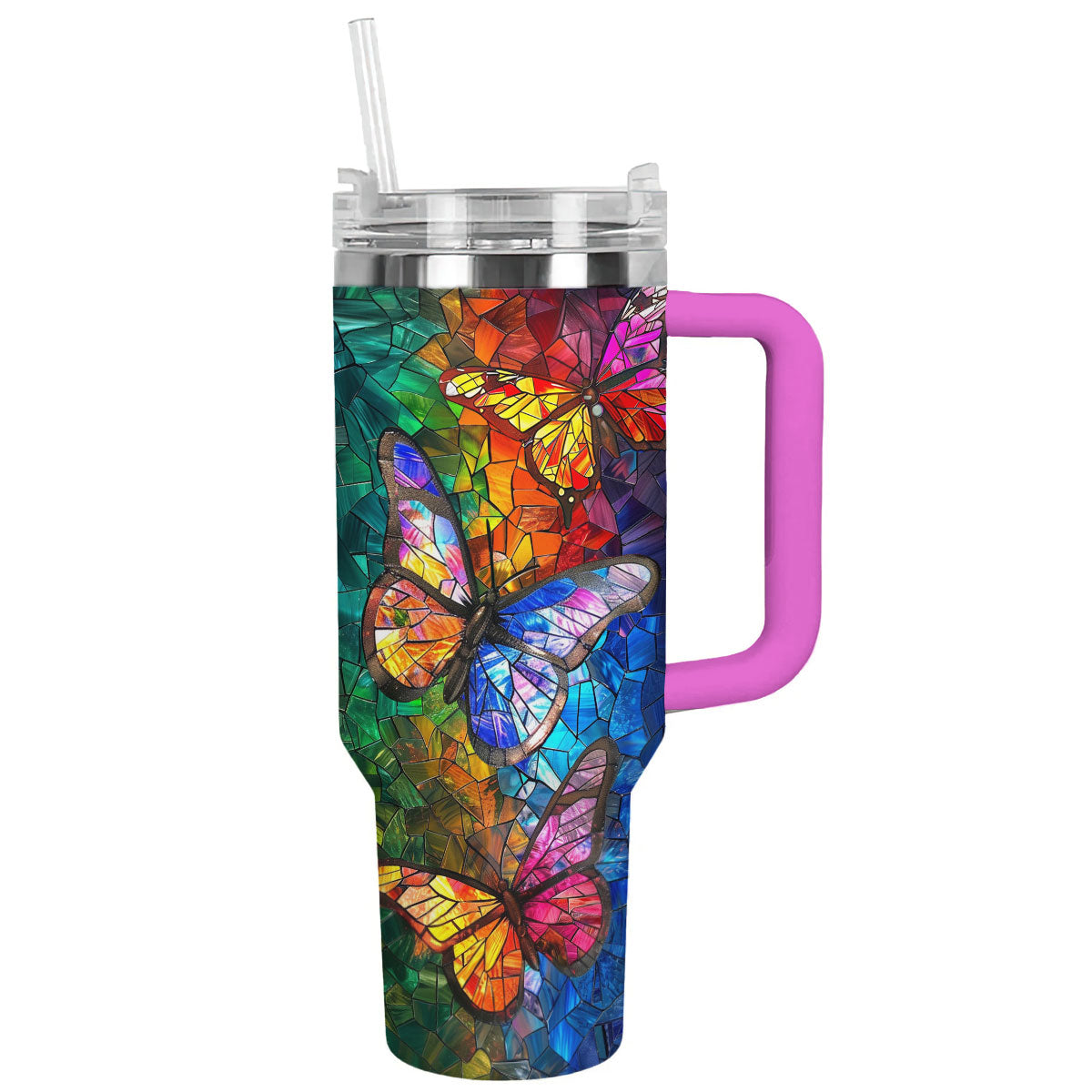 Shineful Tumbler Glass Butterfly