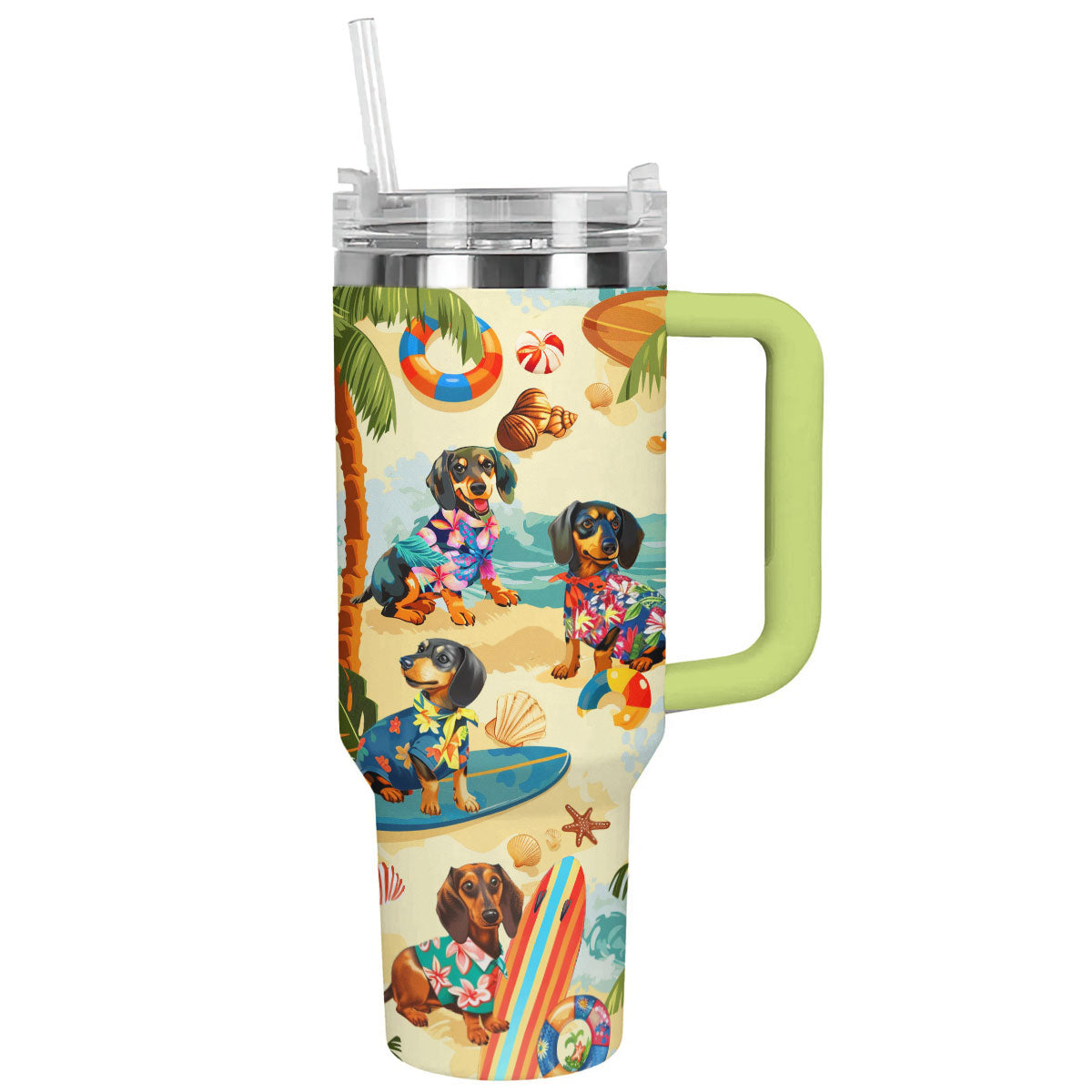 Shineful Tumbler Beachy Dachshund