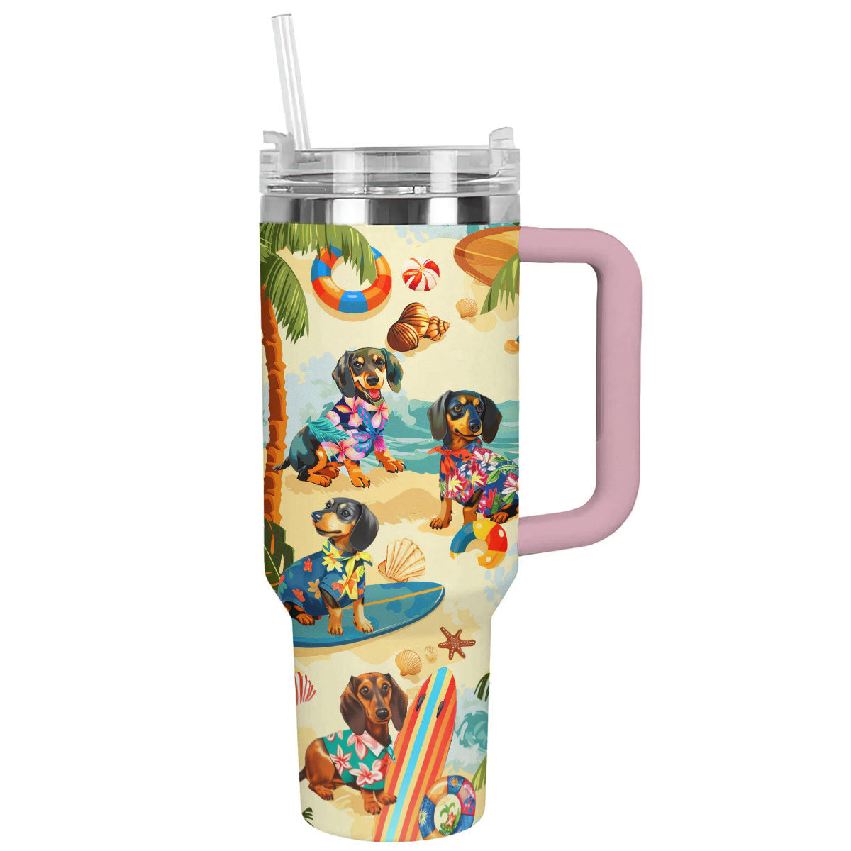 Shineful Tumbler Beachy Dachshund