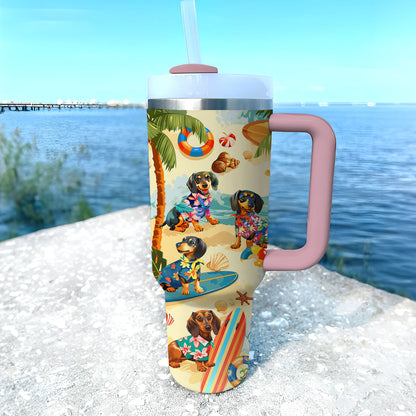 Shineful Tumbler Beachy Dachshund