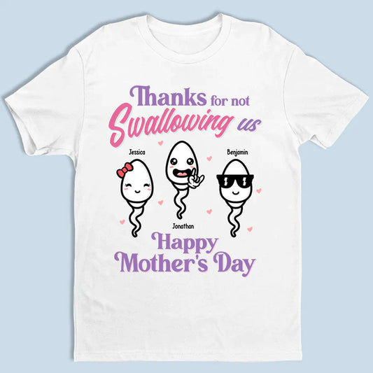 Happy Mother’s Day - Family Personalized Custom Unisex T-Shirt Hoodie Birthday Gift For Mom