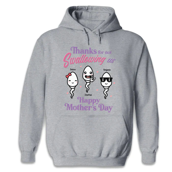 Happy Mother’s Day - Family Personalized Custom Unisex T-Shirt Hoodie Birthday Gift For Mom