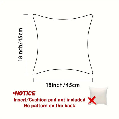 Shineful 2D Print Cushion Cover, Pillowcase, Pillows Covers - Embroidery flowers and plants