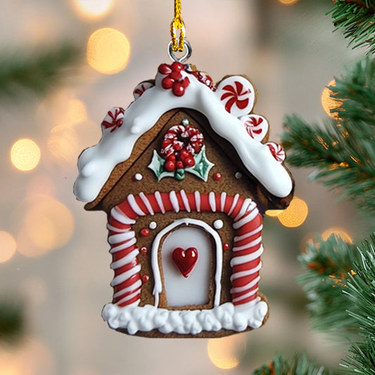 Shineful Acrylic Ornament Sweet Christmas House