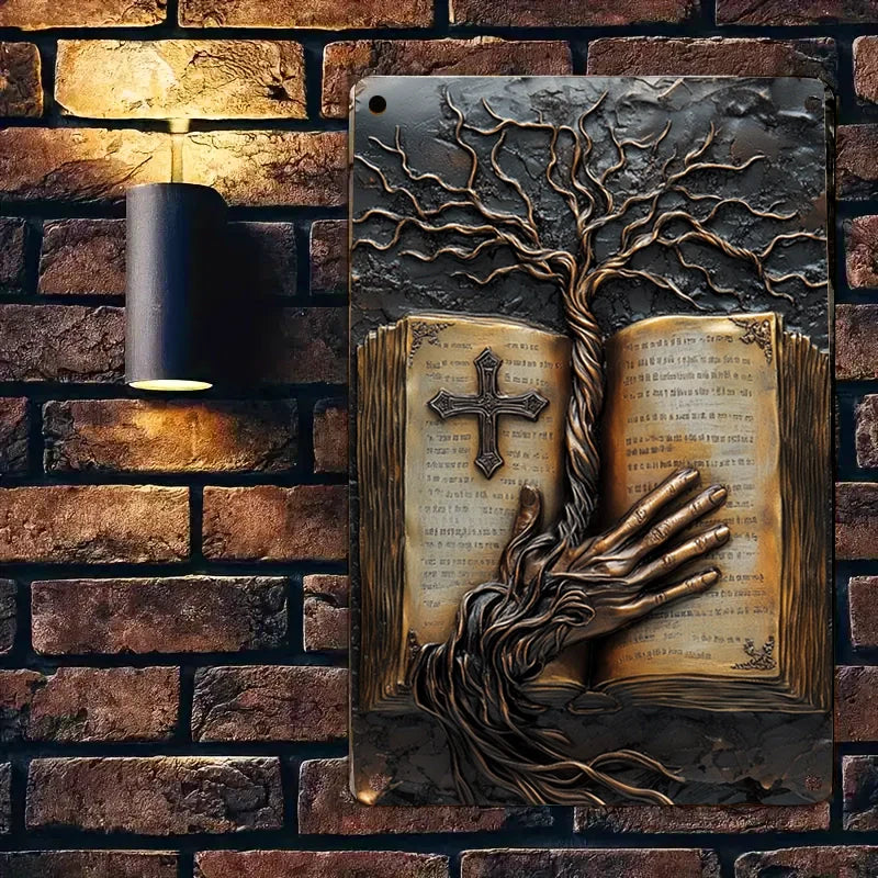 Shineful 2D Metal Sign Roots of Faith