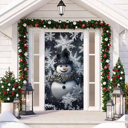 Shineful Door Cover Frosty Welcome