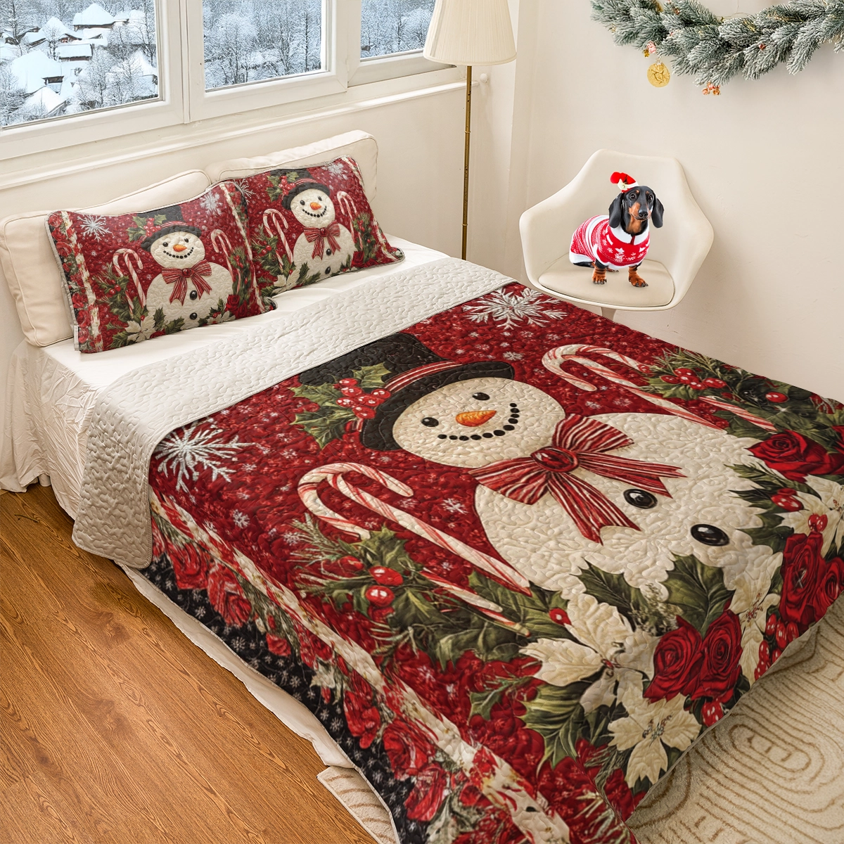 Shineful All Season Quilt 3-Piece Set Frosty's Frolic