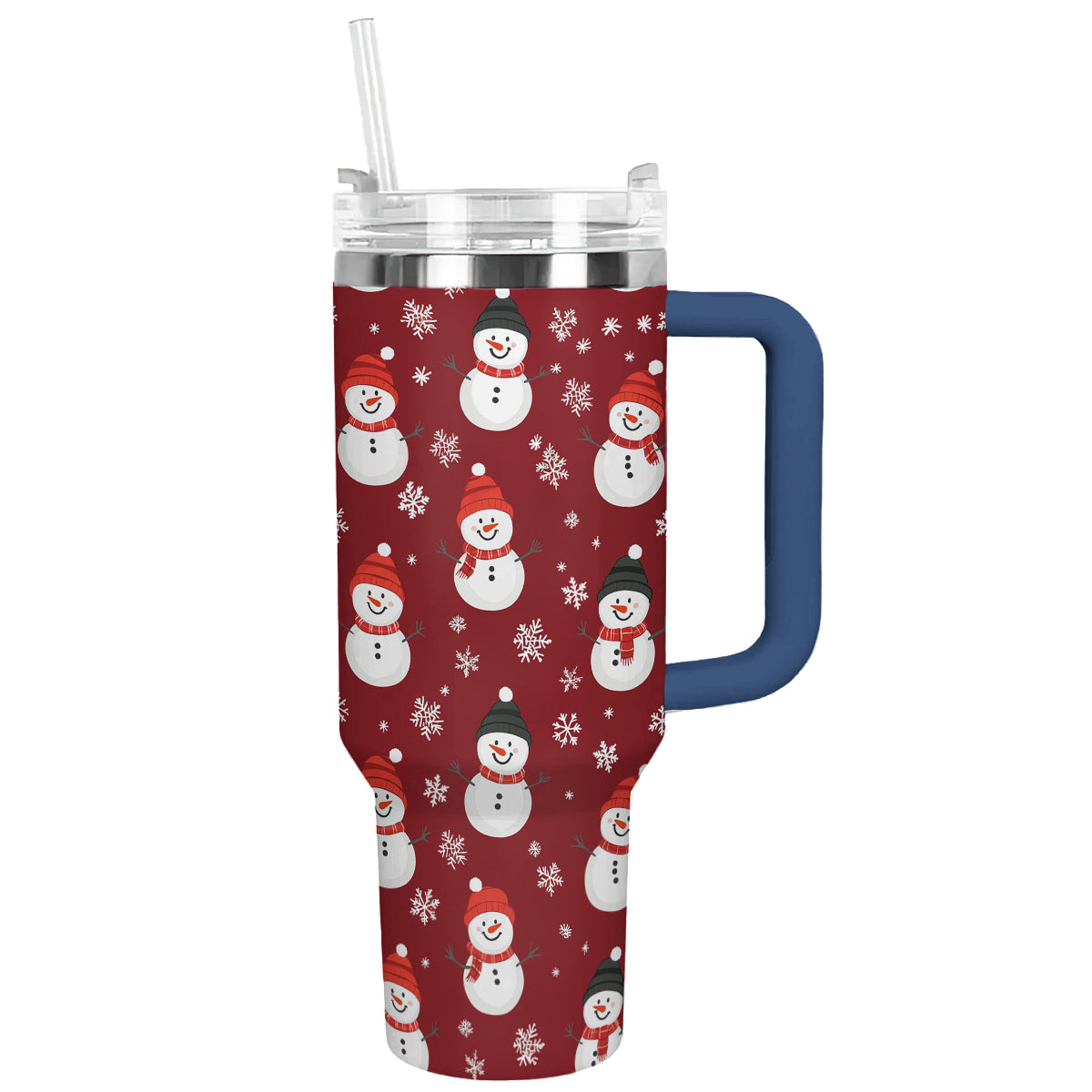 Shineful Tumbler Cute Snowman Pattern