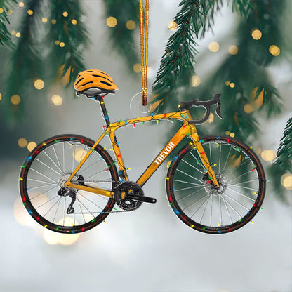 Shineful 2D Acrylic Ornament - Personalized Road Bike Collection