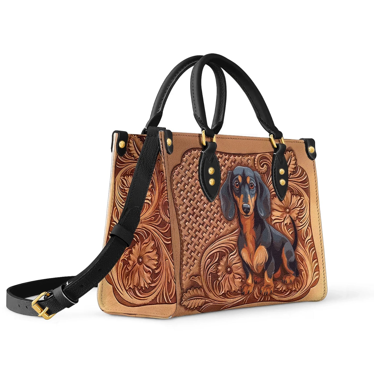 Shineful Leather Bag Dachshund Strength