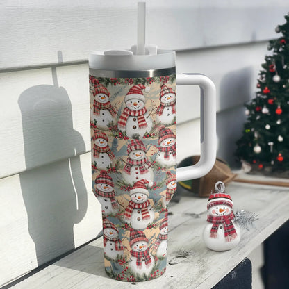 Shineful Tumbler Christmas Frosty Friends