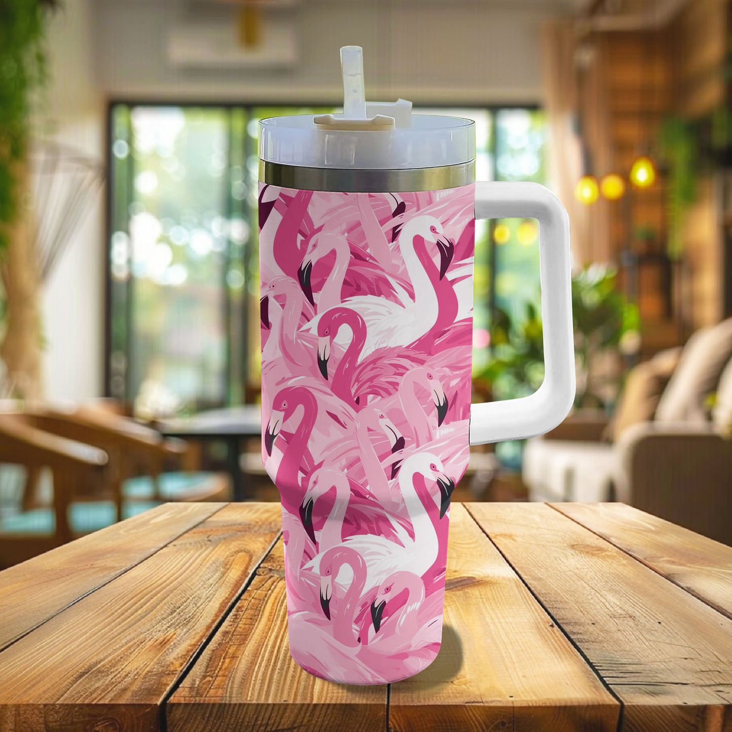 Shineful Tumbler Elegant Flock Flamingo