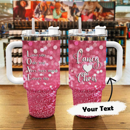 Valentine Oz Reading Shineful™ Tumbler Sparkling Love Nl09