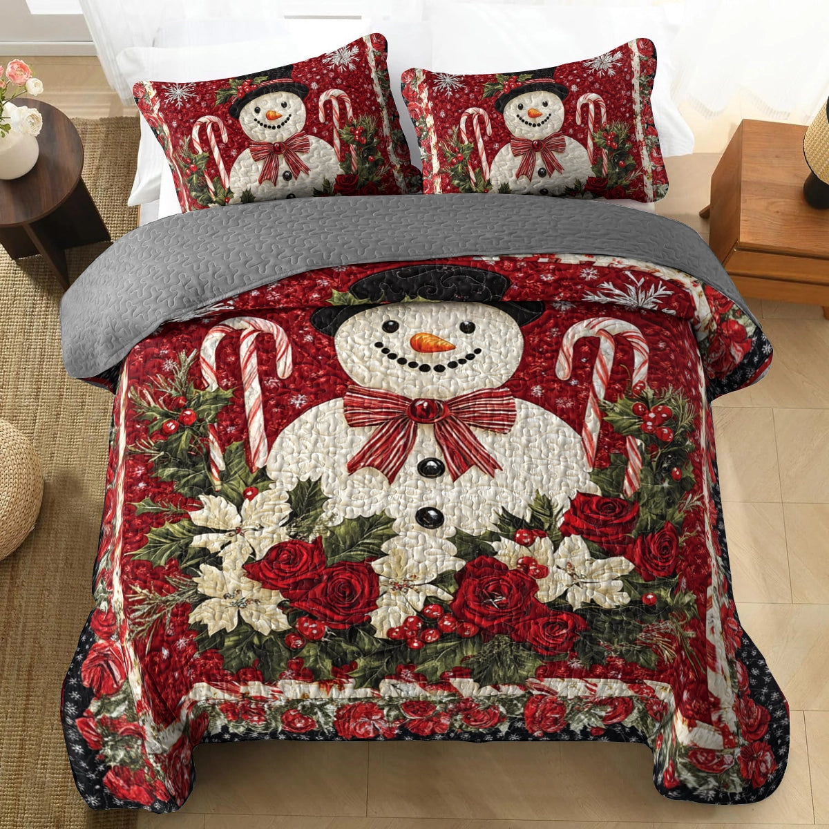 Shineful All Season Quilt 3-Piece Set Frosty's Frolic