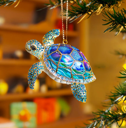 Shineful 2D Acrylic Ornament Midnight Sea Turtle