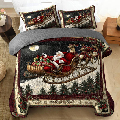 Shineful All Season Quilt 3-Piece Set Bright And Merry