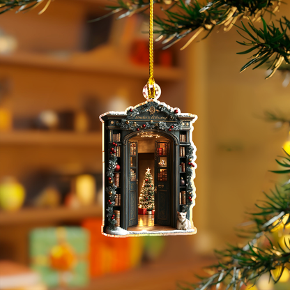 Shineful Personalized 2D Acrylic Ornament My Dream Library