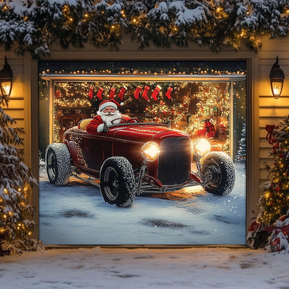 Shineful Garage Door Banner Decoration - Holiday Christmas Car