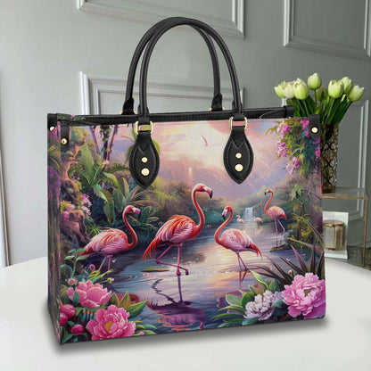 Shineful Leather Bag Tranquill Flamingo