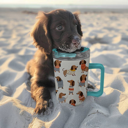 Shineful Tumbler Dachshund Cuteness Overload