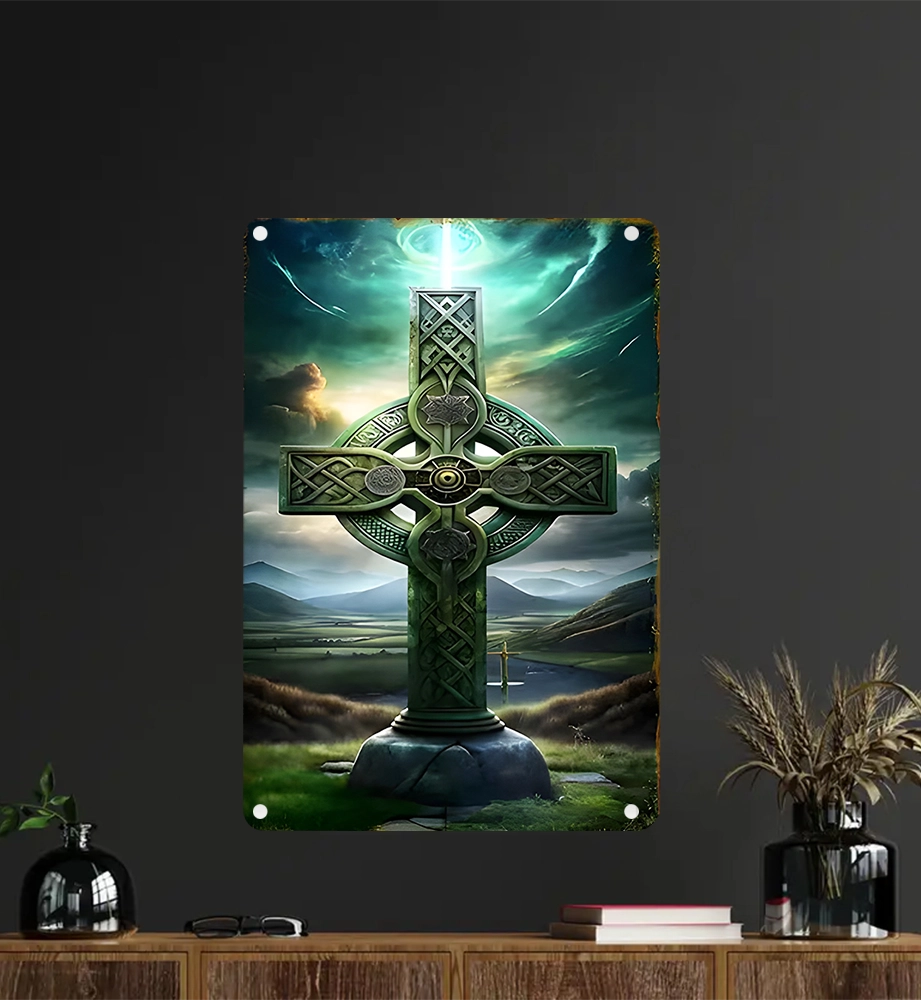 Shineful 2D Metal Sign The Sacred Celtic Cross