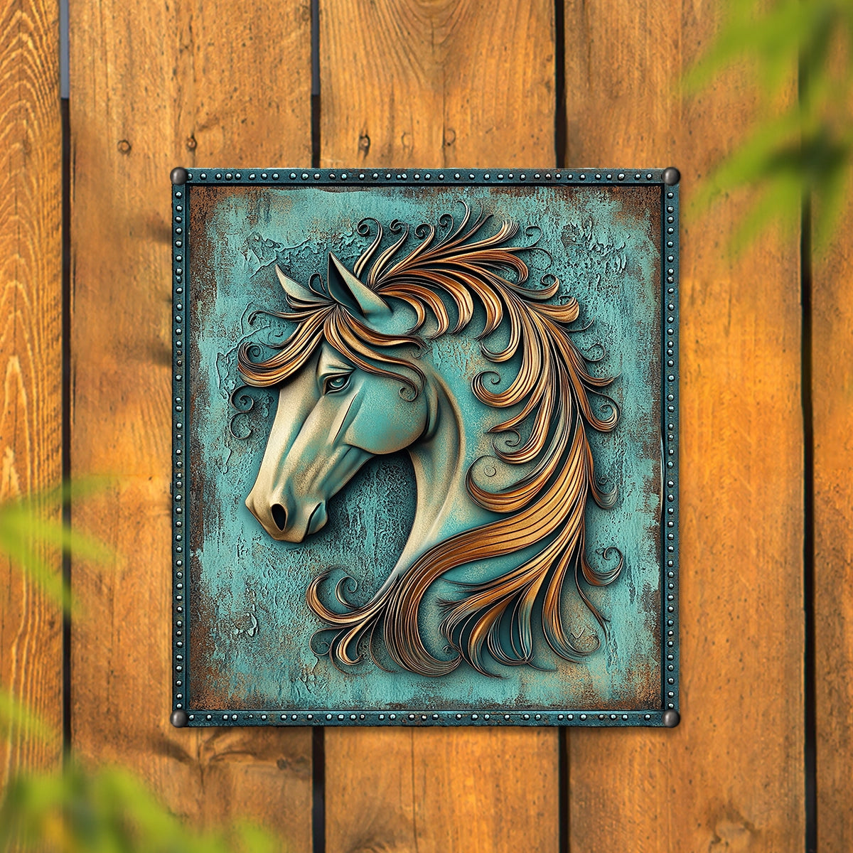 Shineful 2D Metal Sign Horse Majestic Mane