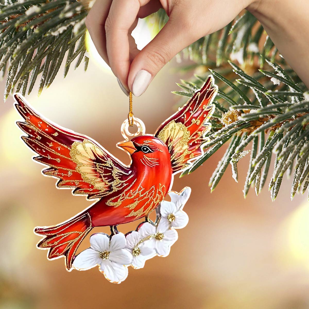 Shineful 2D Acrylic Ornament Winter Flight